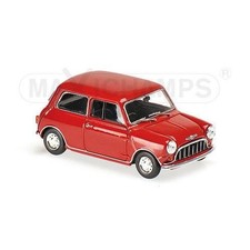 Maxichamps Morris Mini 850 Mk1 1960 Red Classic British Car Model 1/43