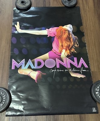Madonna Confessions On A Dance Floor Poster 2005 Fair Condition As Is￼￼