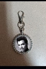 El Debarge Bag Clip Purse Clip Back Pack Keychain Rhinestones