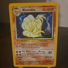 Pokémon Vintage Ninetales Base Set 12/102 Holo Rare Card, NM/LP