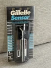 Gillette Sensor Razor and 3 Cartridges 1989 ~New & Unopened~ Original USA Made~