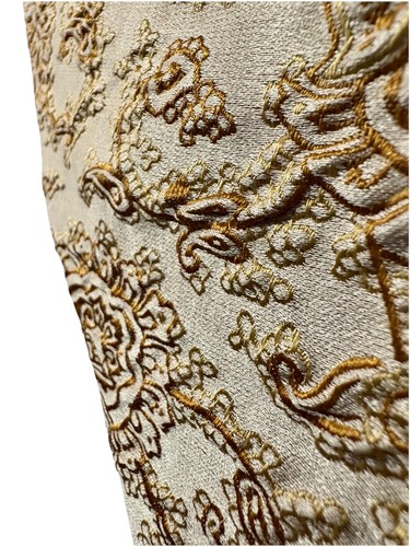 Emilio Ponti Tie Textured Paisley Golden Hues Handmade Silk NWT - Picture 10 of 10