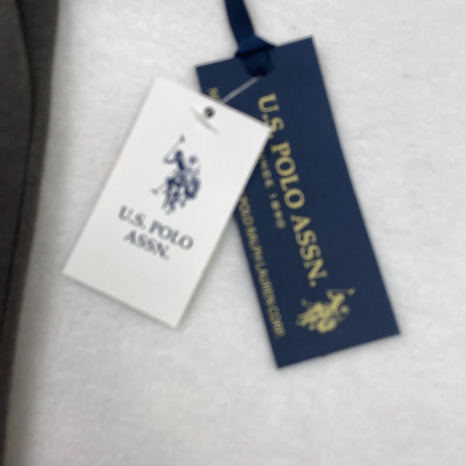 U.S.Polo ASSN Womens Polo Shirt Sz S Gray USPA Embroidered Short Sleeve NWT - Image 4 of 4