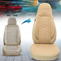 SchonbezüGe SitzbezüGe FüR Mercedes Vito V Klasse W447 Bj Ab 2014 In Beige DPL50