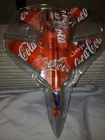 Vintage Fighter Jet Made Out Of Coca Cola Cans Sealed