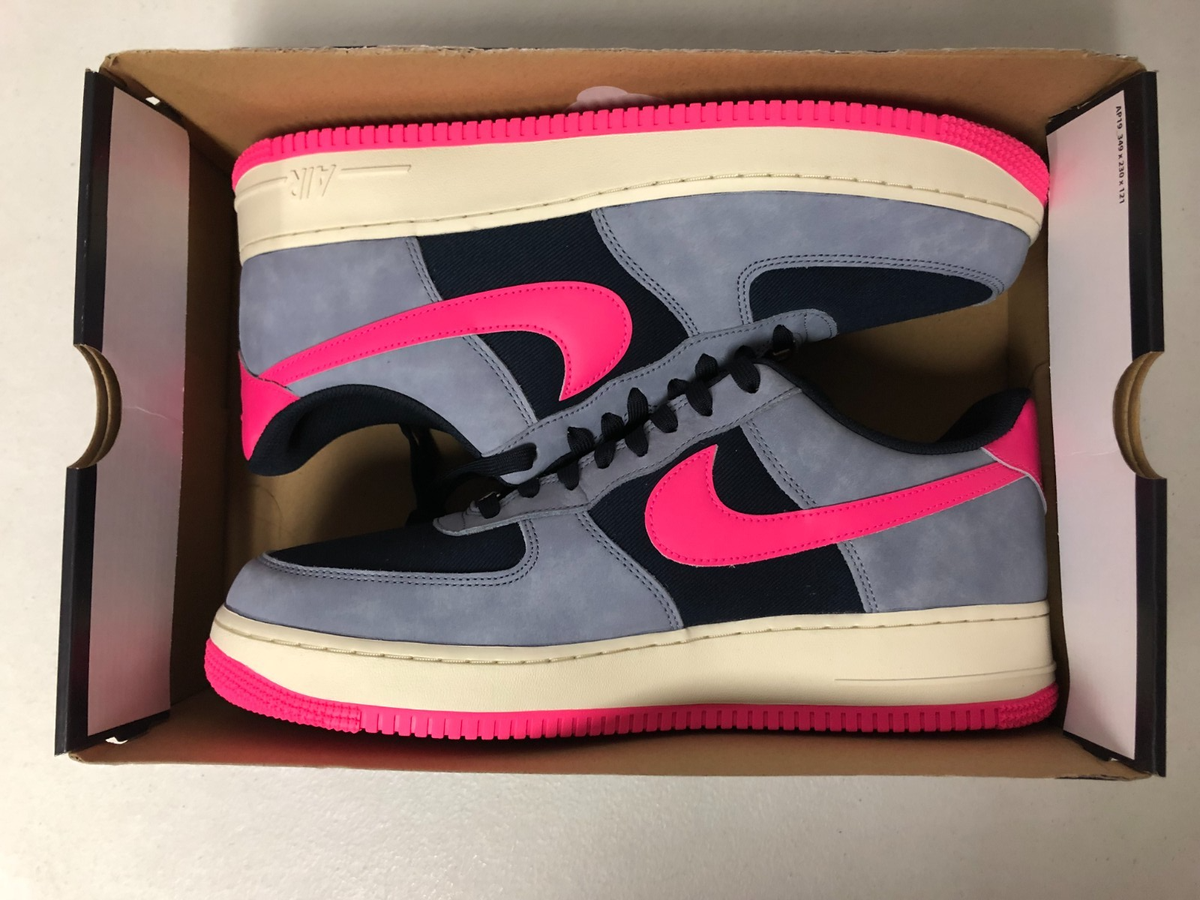 Nike Air Force 1 \'07 LX Dark Obsidian Pink Blast FB8876-401 Men 7.5 / Women 9 Nike Air Force 1 Low LX Dark Obsidian/Ashen Slate FB8876-401  main image 4