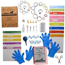 Puppy Whelping Supplies 64 Piece Puppy Whelping Kit for Puppies Birth Pregnan...