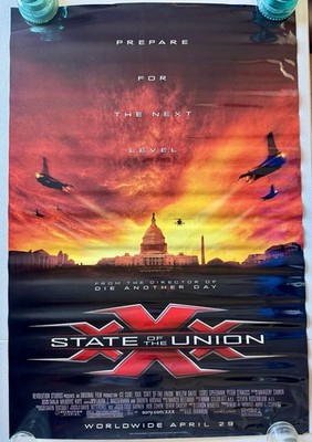 xXx: State of the Union 2005 Double Sided Original Movie Poster 27" x