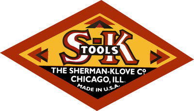 SK TOOLS 1940's Vintage Sticker Decal