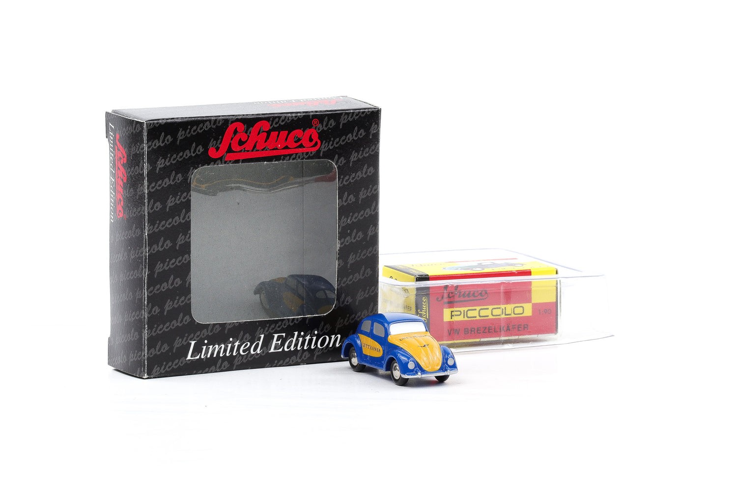 1:90 Schuco Piccolo VW Brezelkäfer Lufthansa Limited Car Model 05403