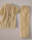 Vintage Barbie Yellow Pak Pajamas PJs 1962 Elastic is Bad in the Waist Crunchy