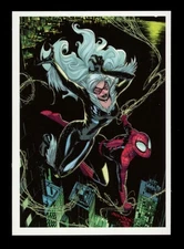 BLACK CAT / SPIDER-MAN 2021 Marvel Versus Embossed Glow Sticker #11 *Qty