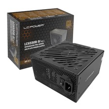 LC POWER 550W Alimentatore 80 Plus Bronze ATX 3.1 supporto GPU PCIe 5.1 Ventola