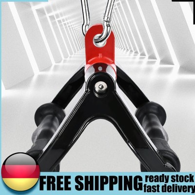 V-Shaped Double D Rowing Handle Ergonomics Home Gym Cable Machine Accessories