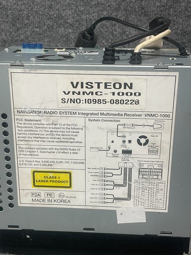 Visteon Integrated GPS π Navigation Radio System VNMC-1000 - Foto 8 di 13