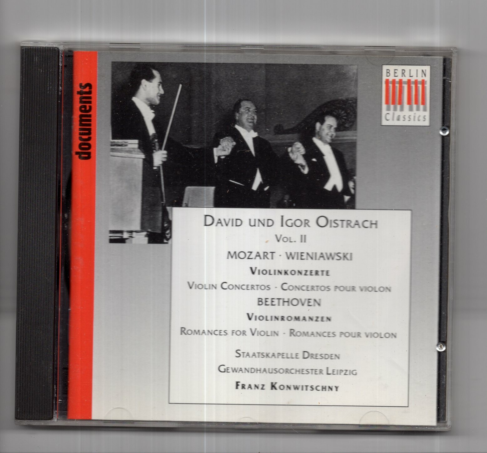 (JD849) David & Igor Oistrach, Vol II - 1993 new not sealed CD