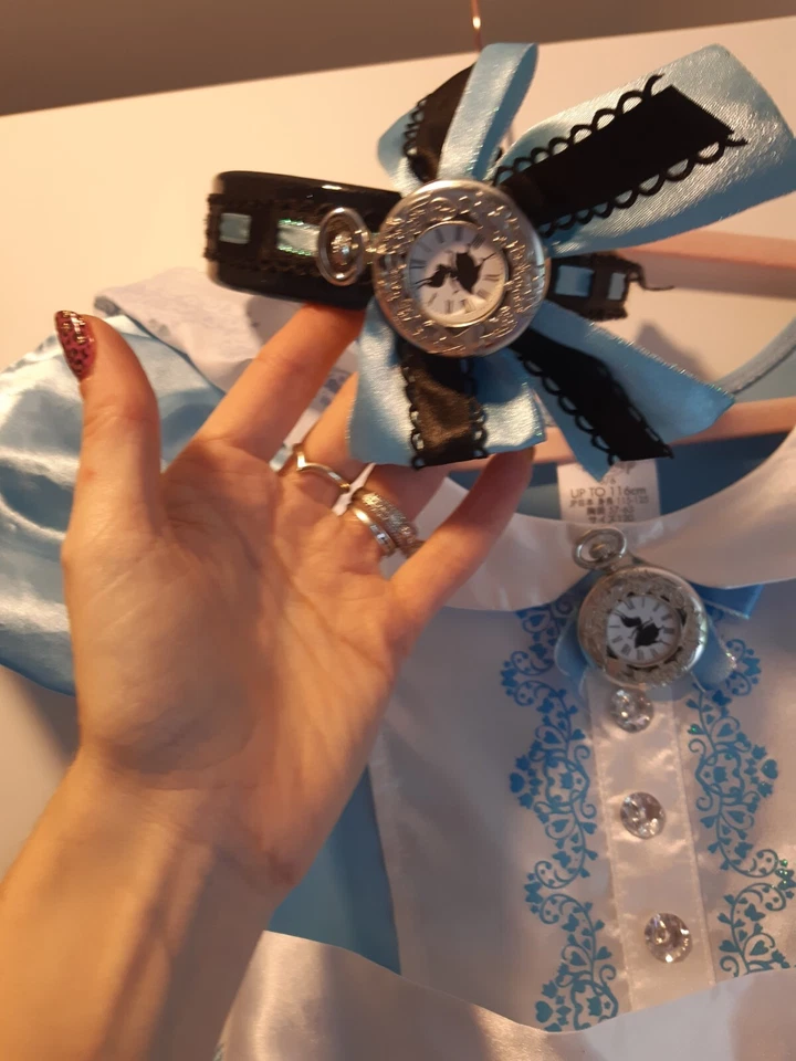 Girls Disney Store Alice In Wonderland Dress-Up/Costume Age 5-6 Years - Image 4 of 4