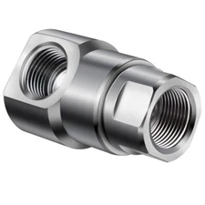 1 Inch FXF Heavy Duty Hose Reel Swivel with Grease Zerk - Hose Reel Parts