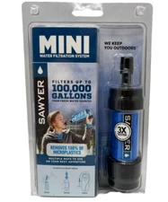 Sawyer MINI Water Filtration System Filters Up To 100,000 Gallons New