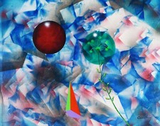 RENATO NATALE CHIESA  - SENZA TITOLO - Olio su Tela 40 x 50