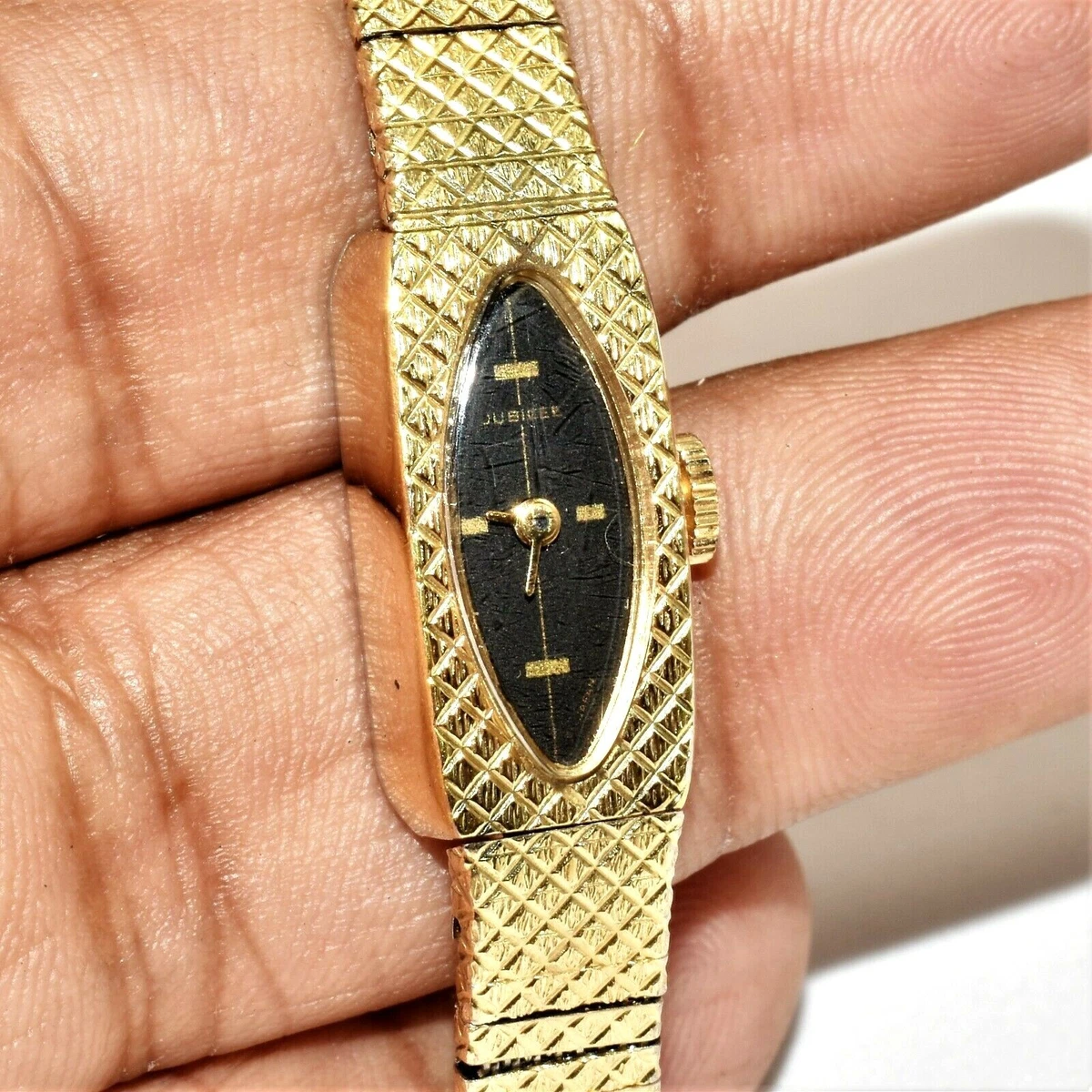 Vintage Jubilee 10K Gold Filled 17 Jewel Women Watch By Longines