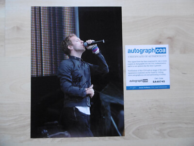 Chris Martin ''Coldplay'' Original Autogramm signed 20x30 cm Bild ACOA