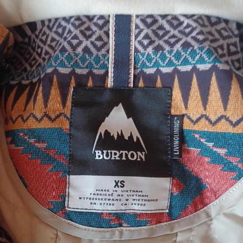 Burton size XS Kaylo Aztec coat puffy Thermolite snowboard ski jacket southwest - Picture 21 of 23