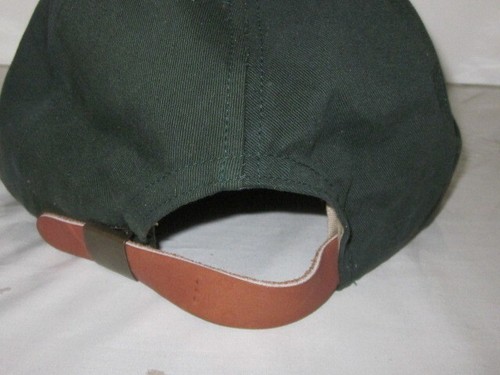RAINFOREST ADJUSTABLE BASEBALL CAP HAT FOREST GREEN WITH A NAVY BLUE VISOR NEW - Picture 3 of 8