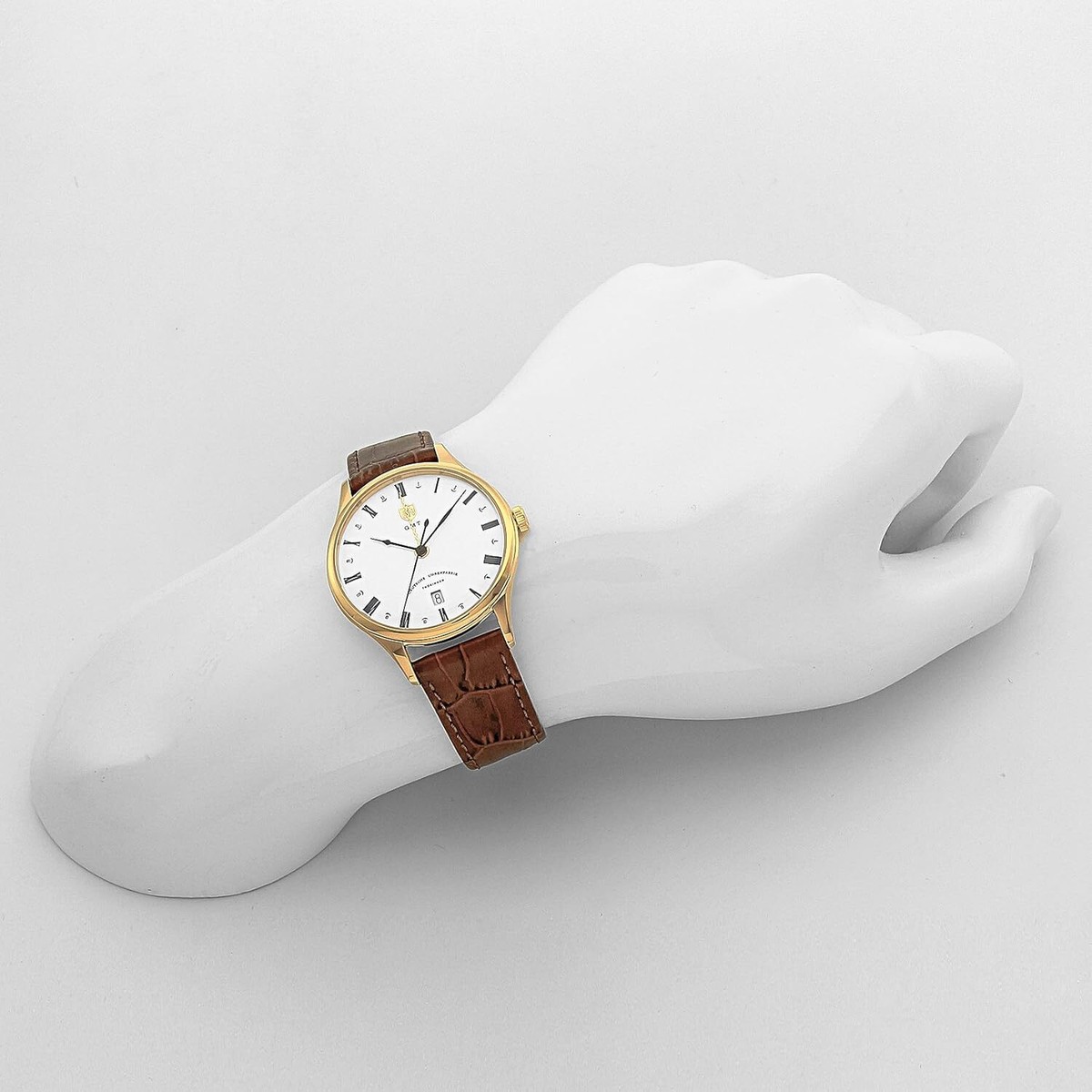 DUFA] Watch WEIMAR GMT White Dial Quartz 38MM DF-9006-03