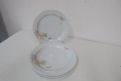 Arzberg Form 8400 Swingline  6  Speiseteller  weiß  mit Blumen Dekor