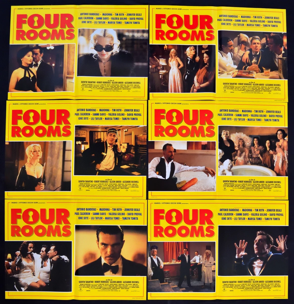Four Rooms Movie Poster