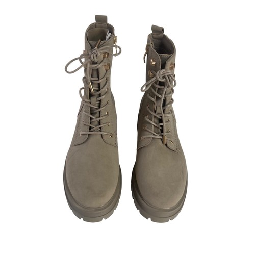 Limelight Dylan Lace-Up Womens Combat Boots Bootie Tan Size 8 New - Picture 4 of 11