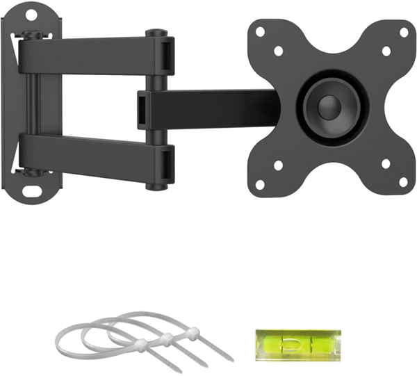 BONTEC 237 Swivel Tilt Wall Mount Bracket for Plasma TV Black for