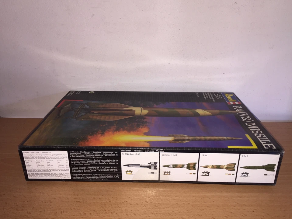 Revell Model Kit di Montaggio 1:35 03031 A4 ( V2 ) MISSILE 3031 MIB, 1998 - Immagine 3 di 4