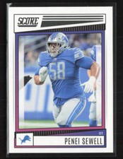 2022 Score #86 Penei Sewell Detroit Lions