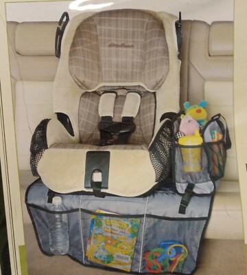 EDDIE BAUER Car Seat Protector w/ Detachable Snap-On Carry Tote NEW Padded  Nylon | eBay