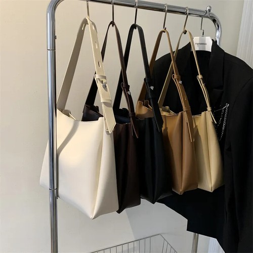 Leather Tote Bag Women Shoulder Side Bag Handbags and Purses - Picture 5 of 29