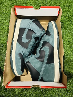 Size 13 - Nike Dunk Premium High Faded Spruce for sale online | eBay