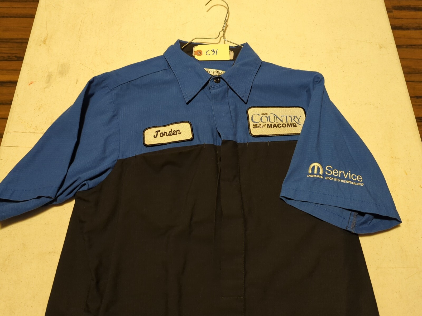 Red Kap Mopar Service Work Shirt size Medium (C31) eBay