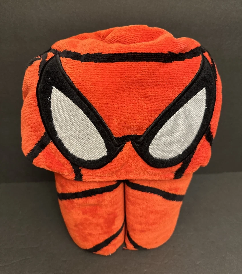 Toalla con Capucha Disney Spider Man Web 100% Algodón Terry 51"x23" Piscina Playa Baño NUEVO Foto 2 de 4