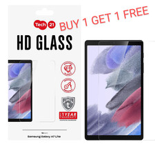 Samsung Galaxy Tab A7 Lite Screen Protector Tempered Glass Tech21 Full Coverage