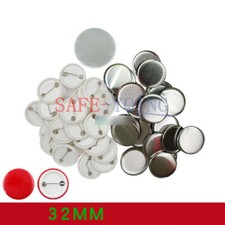 300PCS Blank Badge Parts Supplies Pin Materials For Button Maker Machine DIY