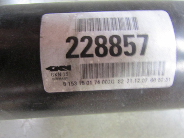 Maserati Granturismo, Drive Shaft, Rear, Used, P/N 228857