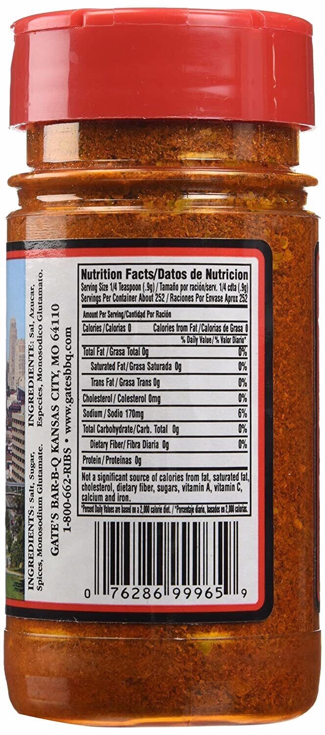 Gates Kansas City BBQ Seasoning Hot n Spicy 6oz. eBay