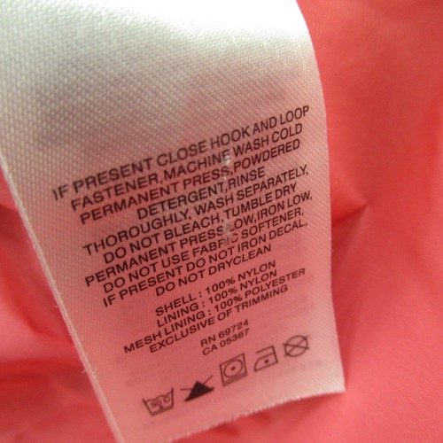 Chaqueta Columbia para mujer mediana cremallera completa manga larga exterior con capucha roja - Imagen 10 de 10