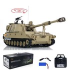 On Sale 1/16 Tongde M109A2 Self-propelled Howitzer Rc Tank Rtr Ir Bb Recoil