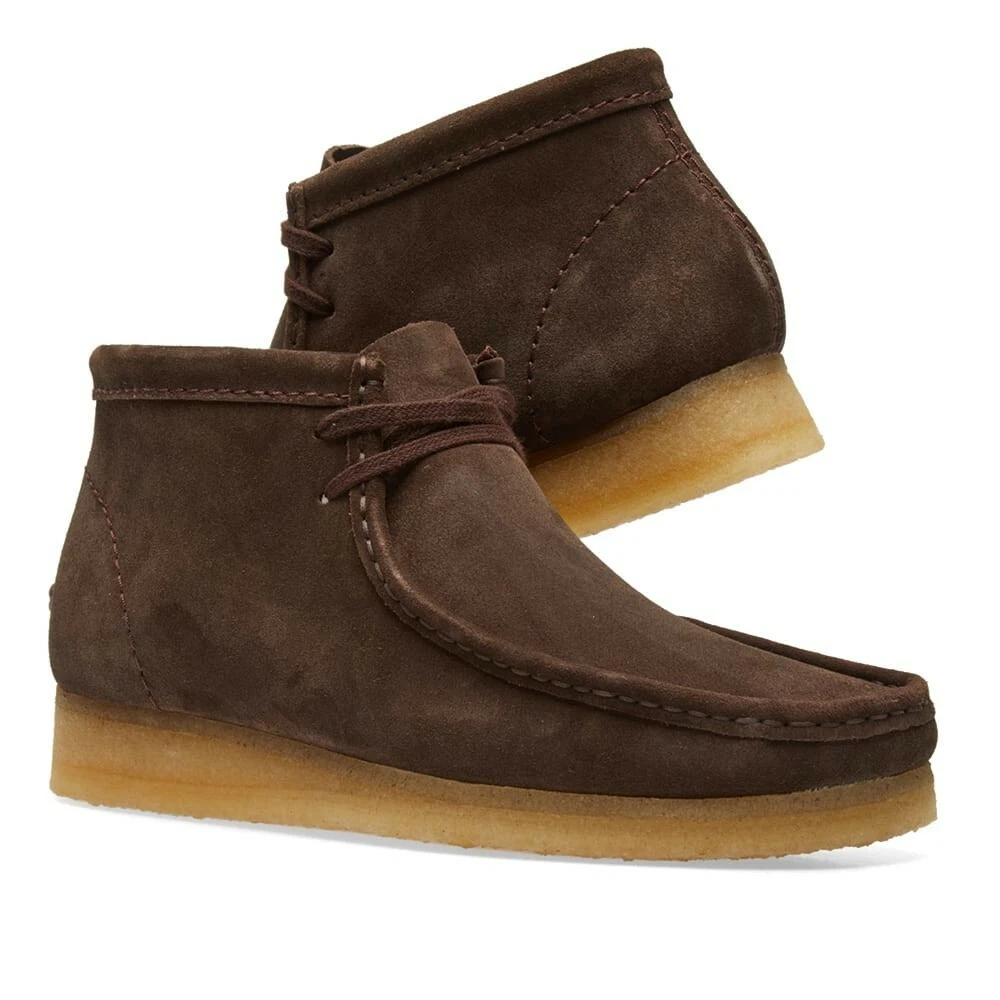 Clarks suede best sale wallabee boots