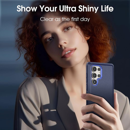 Blue For Samsung Galaxy S23 FE S23 Plus/Ultra Case Heavy Duty Cover / Belt Clip - Picture 6 of 14
