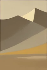 Large Abstract Painting 2x3' Earthtone 6 Geometric Demrin Fine Art Original NEW