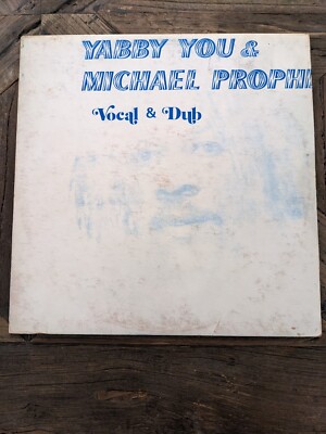 Reggae Vinyl 1980's Yabby You & Michael Prophet  LP Very Rare & Collectible VG+